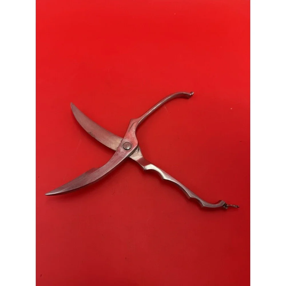 Vintage Rostfrei Stainless Steel Kitchen Poultry Shears Scissors Metal Chicken